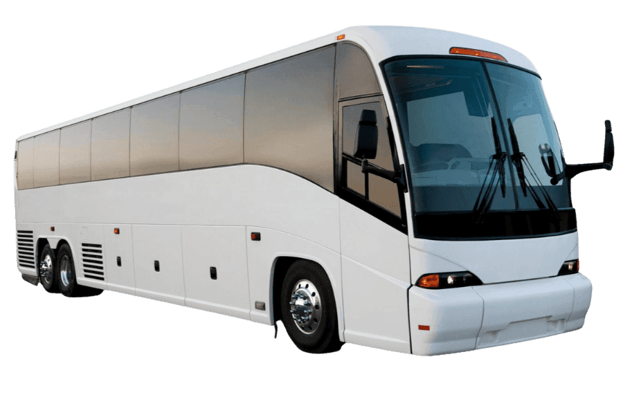 55 Passenger Coach Bus: Prevost Motorcoach or Similar