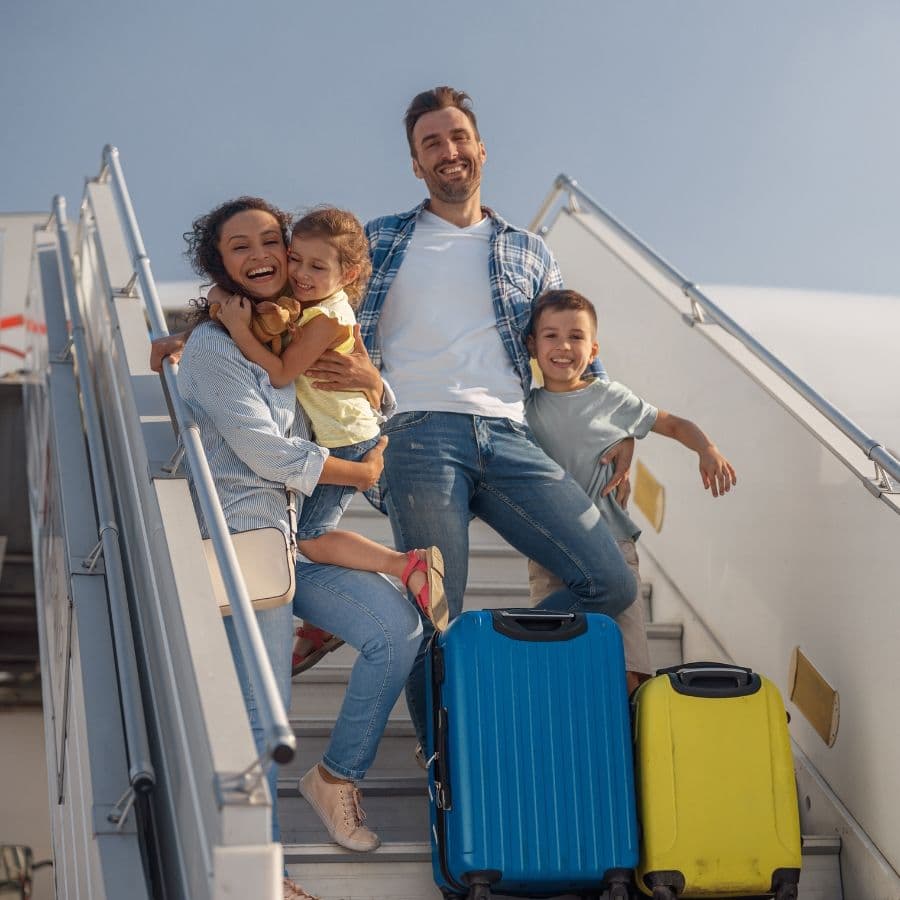 Imagine stepping off a long flight knowing that: